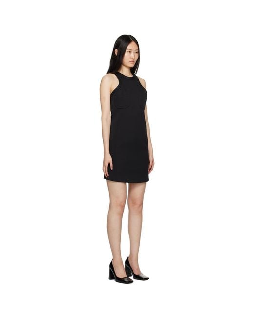 RECTO. Black Peony Minidress