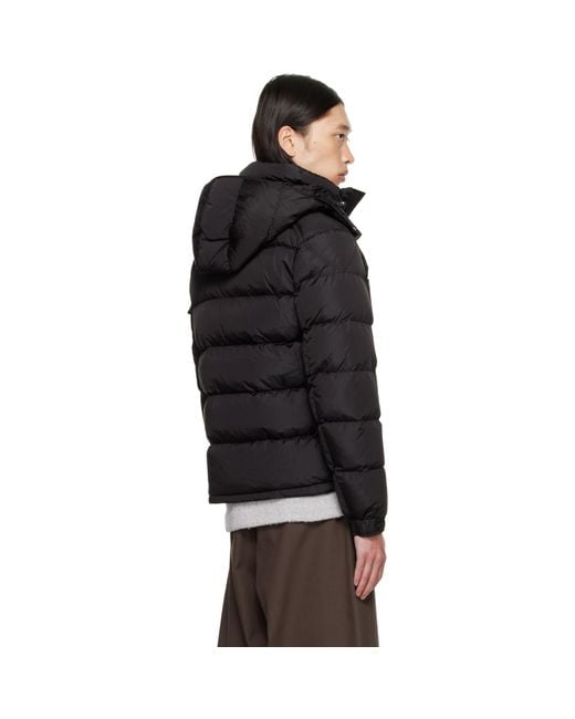 Moncler Black Maya Matte Short Down Jacket for men