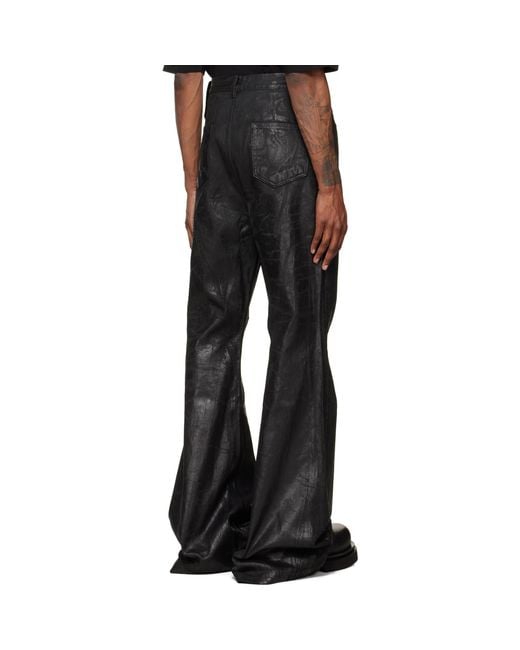 Rick Owens Black Tower Bolan Bootcut Jeans for men