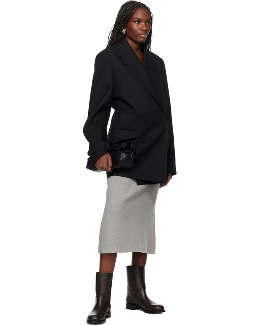 Jil Sander ウール ダブルジャケット Black