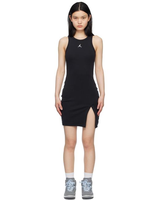 Nike Black Embroidered Minidress