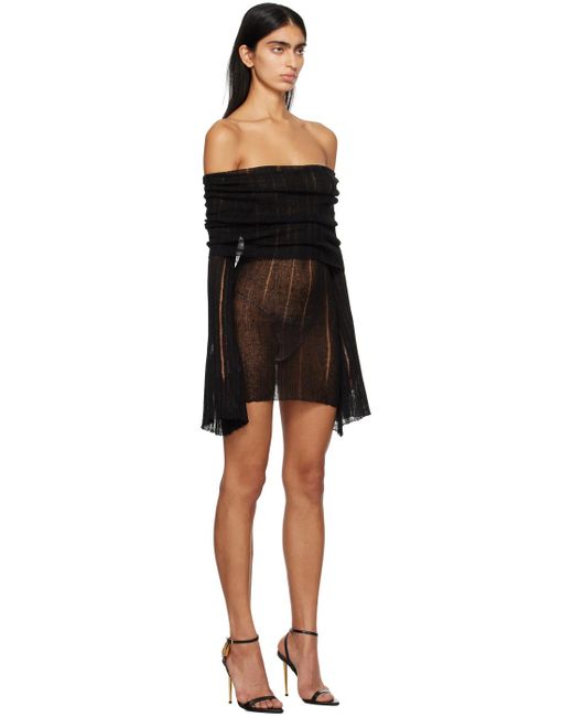 AYA MUSE Black Ssense Exclusive Ele Minidress