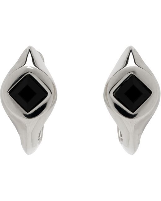 Lemaire Black Troubadour Earrings