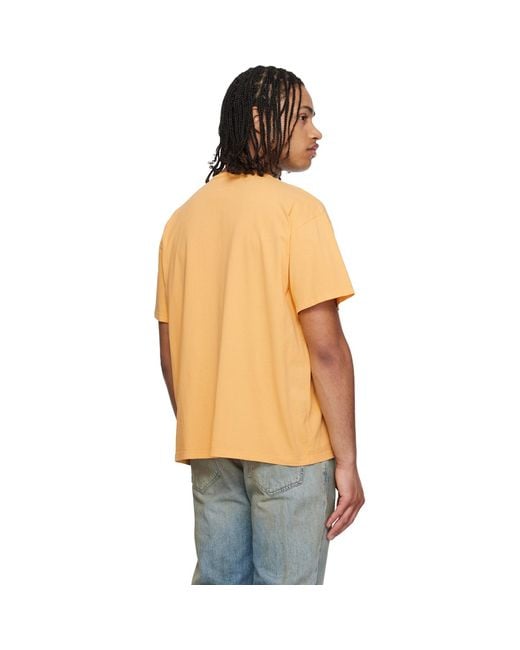 MM6 by Maison Margiela Blue Vintage Jersey 'Margie' T-Shirt for men