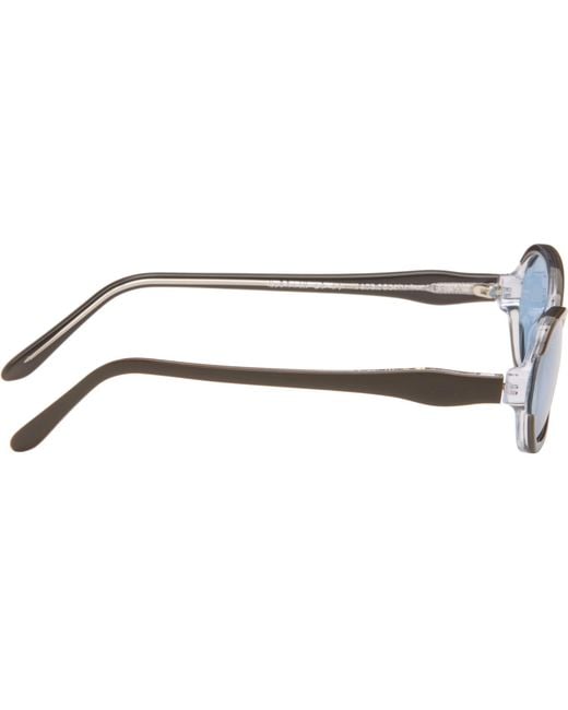 Our Legacy Blue Drain Sunglasses for men