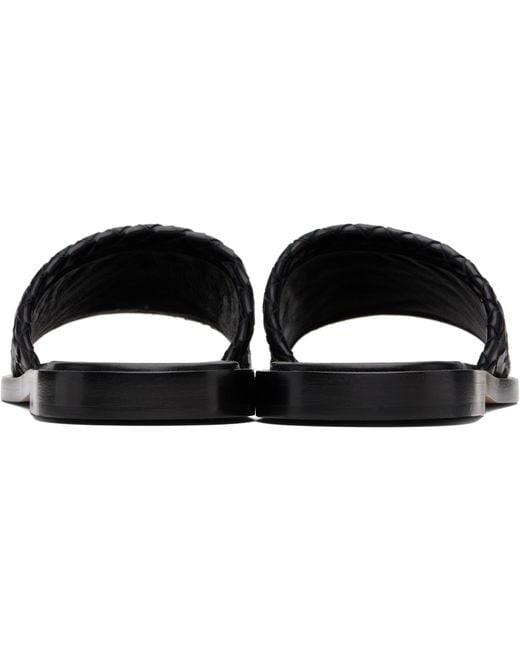Bottega Veneta Black Elio Mules for men
