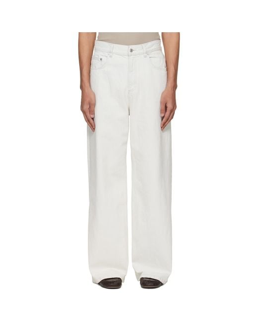 A.P.C. White Clyde Jeans for men