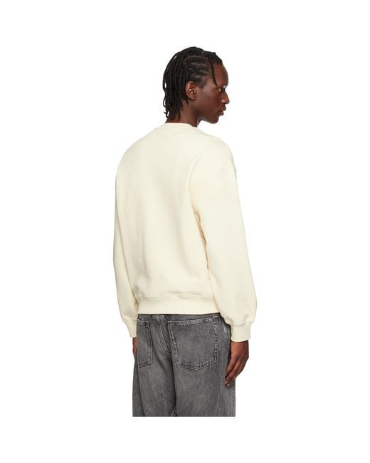 Maison Kitsuné Black Off- Paris' Comfort Sweatshirt for men