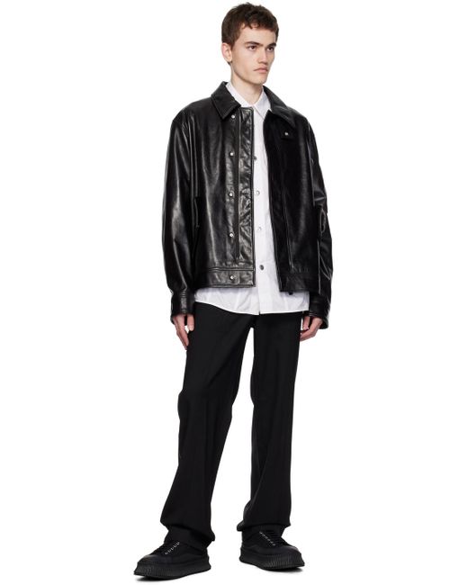 メンズ Helmut Lang タックパンツ Black