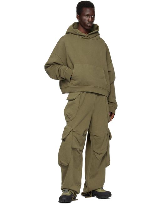 Entire studios Green Heavy Gocar Cargo Pants for men