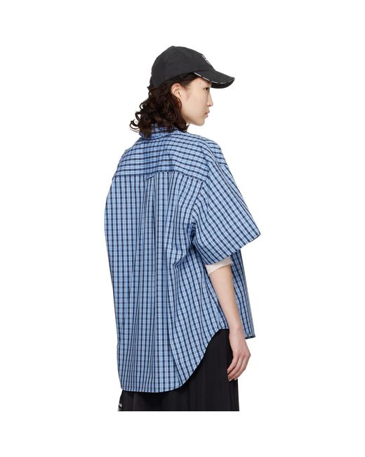 Vetements Blue Short Sleeve Shirt