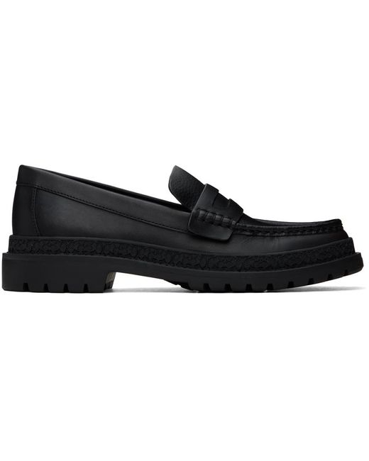 COACH Black Cooper Loafers for men