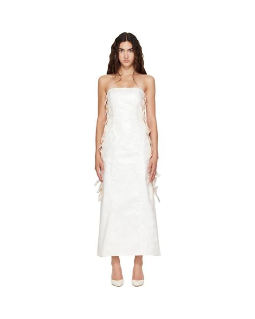 Super Yaya White Sofia Maxi Dress