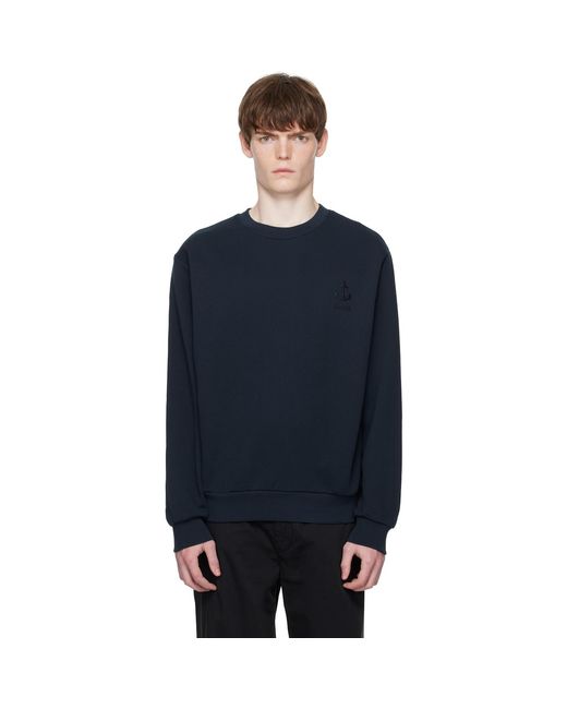Pull Molletonné James Bleu Marine A.P.C. pour homme en coloris Blue