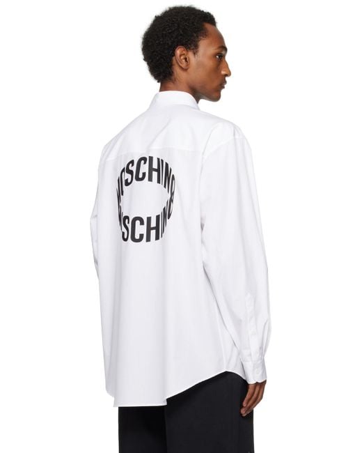 Moschino White Loop Shirt for men