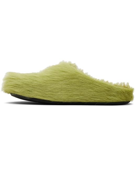 Marni Black Fussbett Sabot Slip-On Loafers