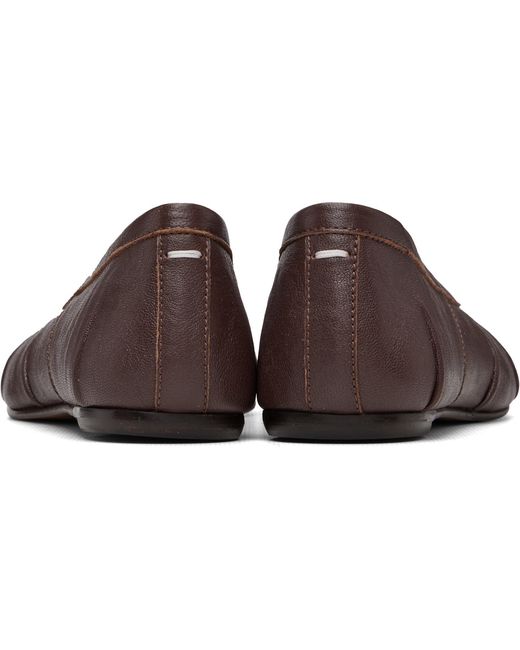 Maison Margiela Brown Tabi Ballerina Flats