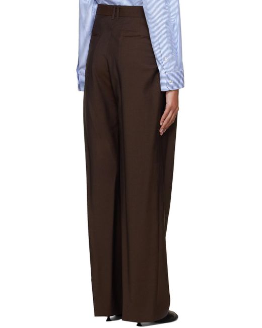 The Row Black Brown Willow Trousers