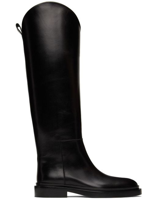 jil sander riding boots