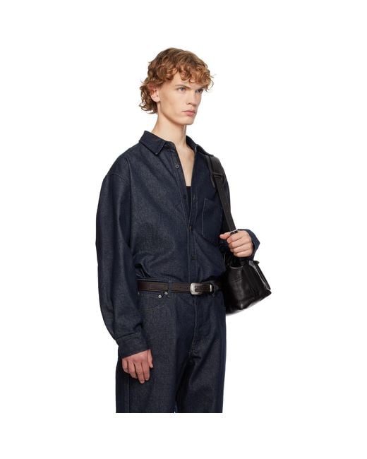 LE17SEPTEMBRE Blue Denim Overshirt for men