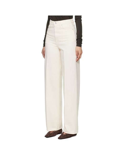 Totême Black Off- Wide Leg Jeans