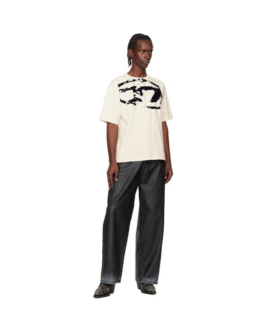 DIESEL Black Off- T-Boxt-N14 T-Shirt for men