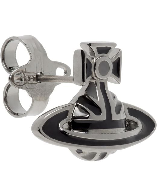 Vivienne Westwood Black Jack Stud Single Earring for men