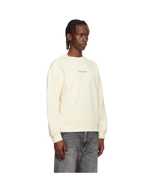 Maison Kitsuné Black Off- Paris' Comfort Sweatshirt for men
