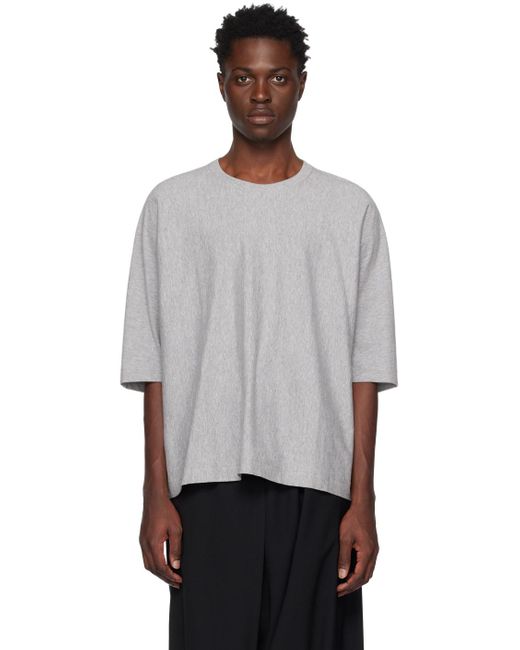 Homme Plissé Issey Miyake Black Homme Plissé Issey Miyake Gray Release-t T-shirt for men