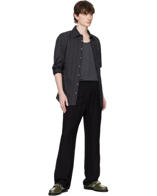 メンズ Vivienne Westwood シルバー Pacific Opal Kitty ブレスレット Black