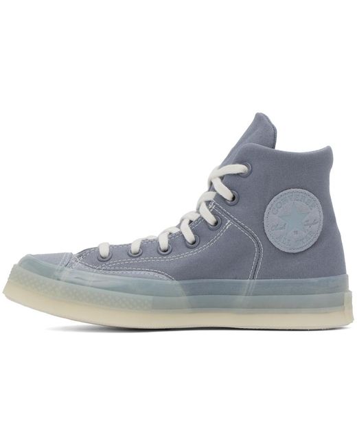 Converse Black Blue Chuck 70 Marquis High Sneakers for men