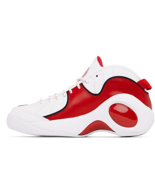 Nike Red & White Air Zoom Flight 95 Sneakers for men