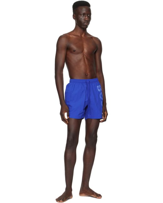 Boss Blue Quick-drying Swim Shorts for men