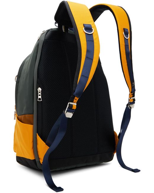 Master Piece Orange Potential Backpack for men