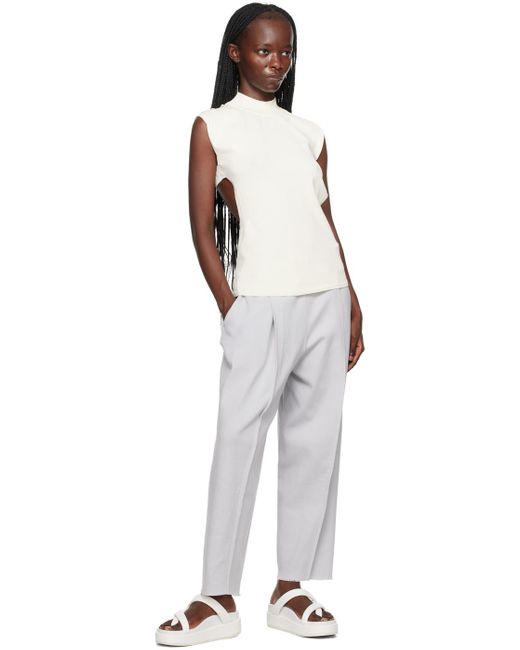 Issey Miyake Multicolor Off-white Mellow Camisole