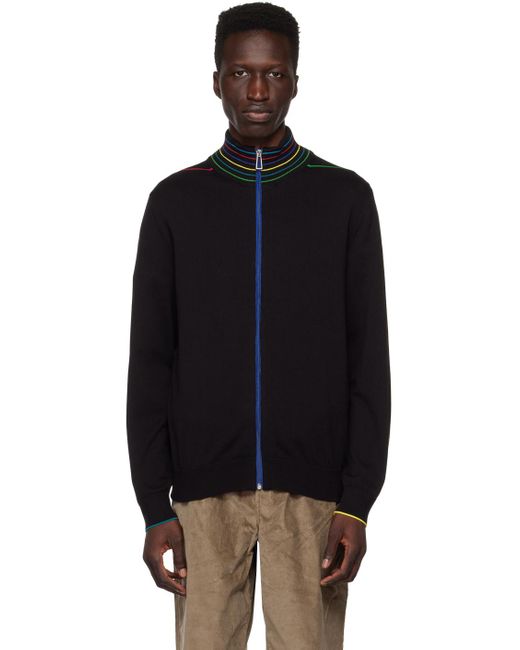 PS by Paul Smith Black Stripe Cardigan for men