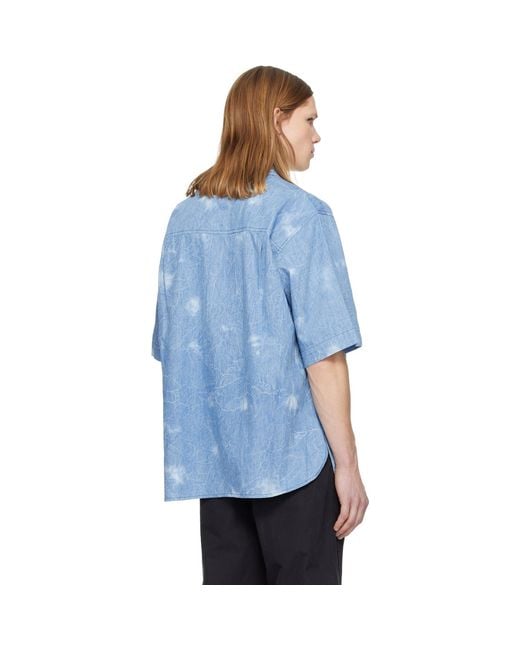 Isabel Marant Blue Tabilio Shirt for men