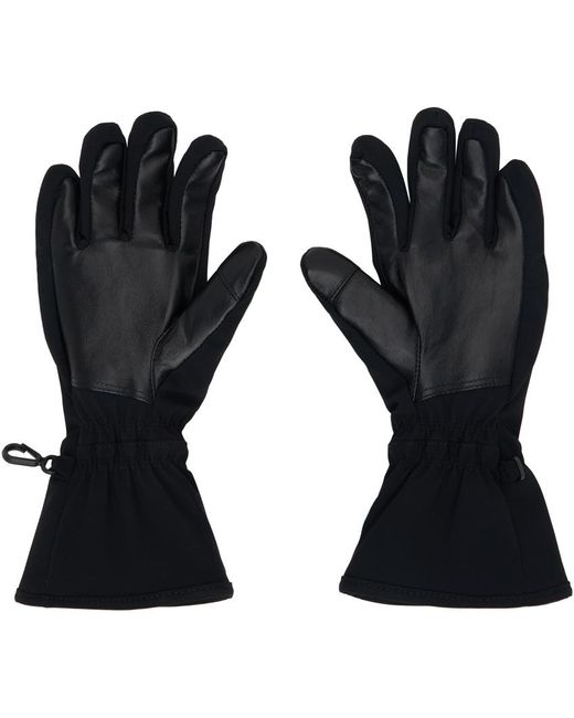 Balenciaga Black Skiwear 3b Sports Icon Ski Gloves for men