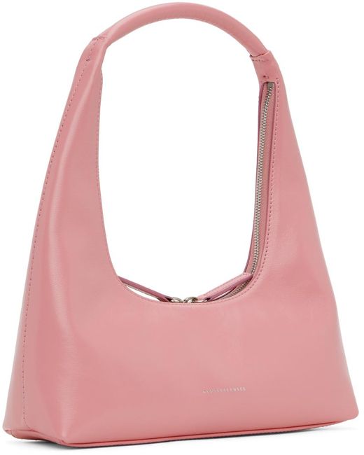 MARGE SHERWOOD Pink Leather Shoulder Bag