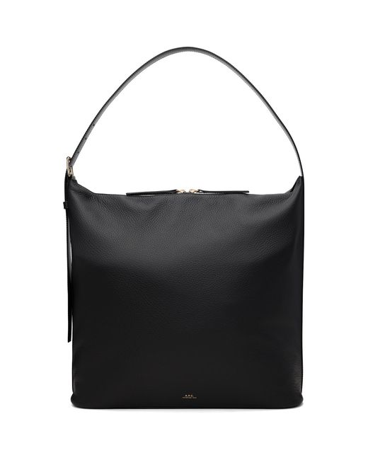 A.P.C. Black Vera Maxi Bag for men