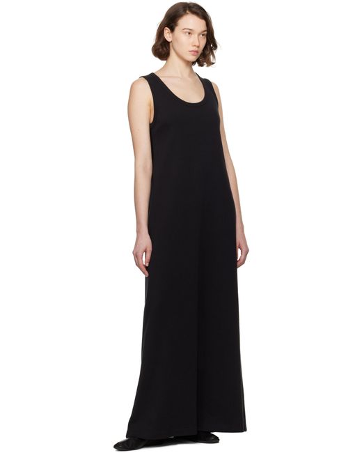 The Row Black Tetzi Maxi Dress