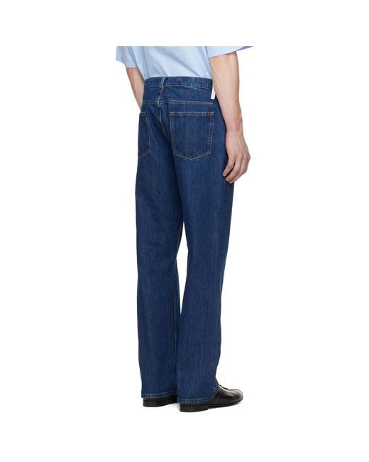 Jil Sander Blue Regular Denim Jeans for men