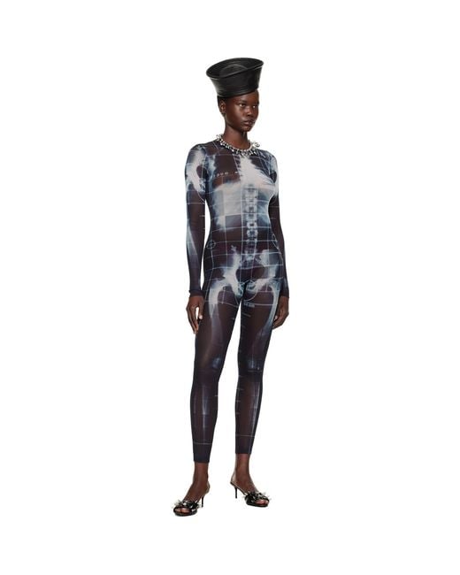 Jean Paul Gaultier Black 'The Squeletor' Jumpsuit
