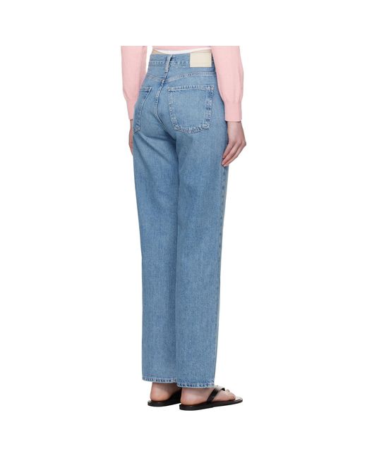 Citizens of Humanity Blue Annina High Rise Wide Leg 33 Jeans