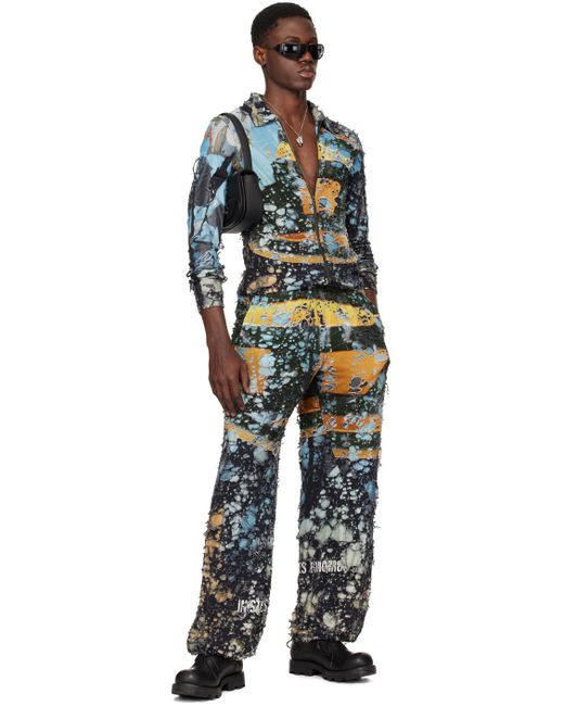DIESEL Multicolor P-Leopes-Peel Trousers for men