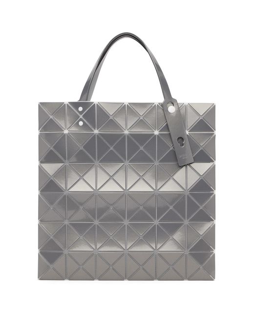 Issey Miyake Gray Lucent Metallic Tote