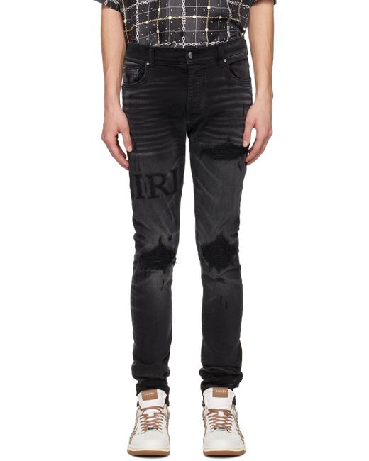 Amiri Black Mx1 Jeans for men