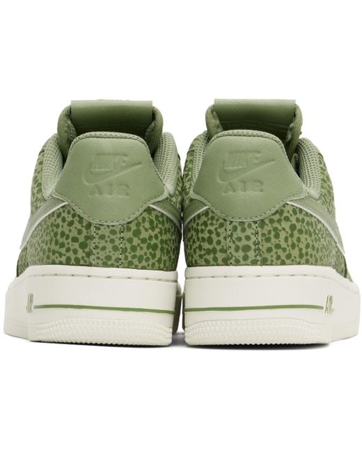 Nike Green Air Force 1 '07 Premium Sneakers
