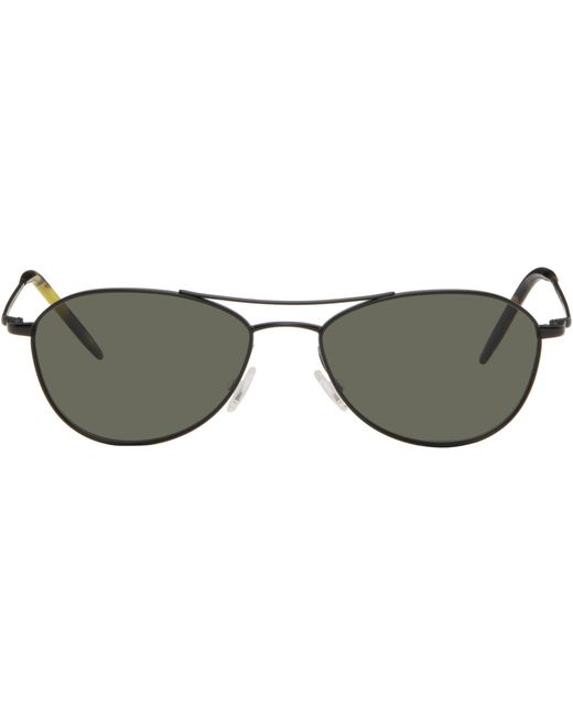 Oliver Peoples Men's Black Aero Ii Sunglasses