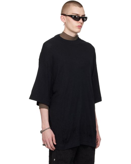メンズ 1017 ALYX 9SM ディストレス Tシャツ Black